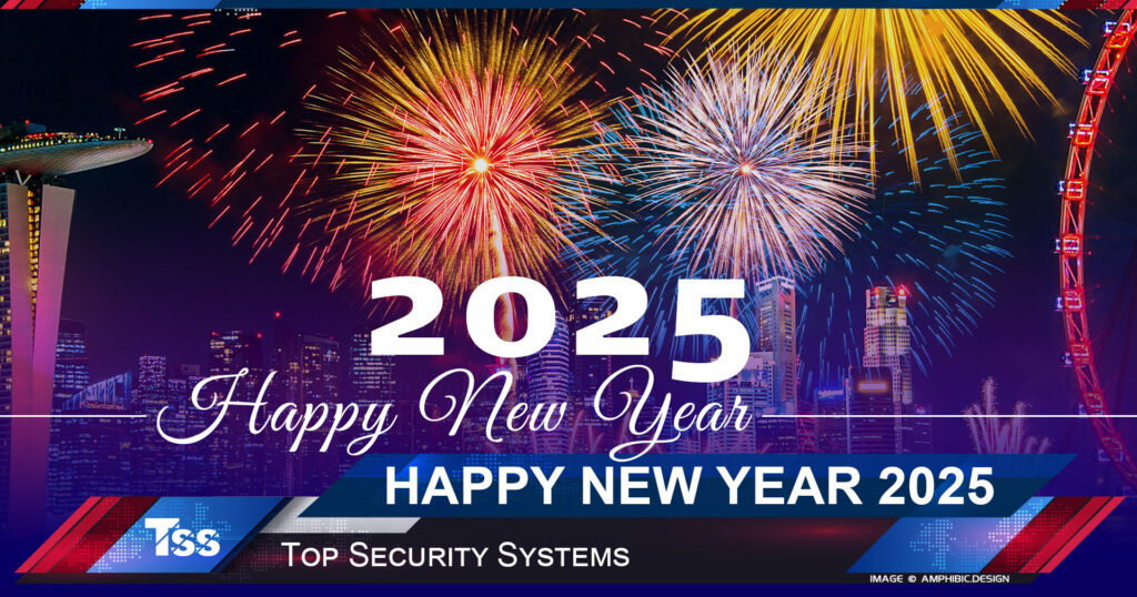 Happy New Year 2025 from TSS Top Security Systems Kimberley